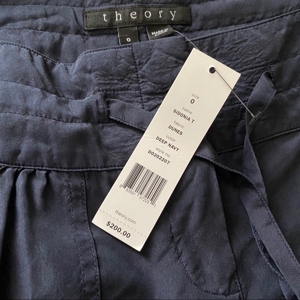 Theory Dunes Sidonia T Silk Habotai Pants - Picture 4 of 4